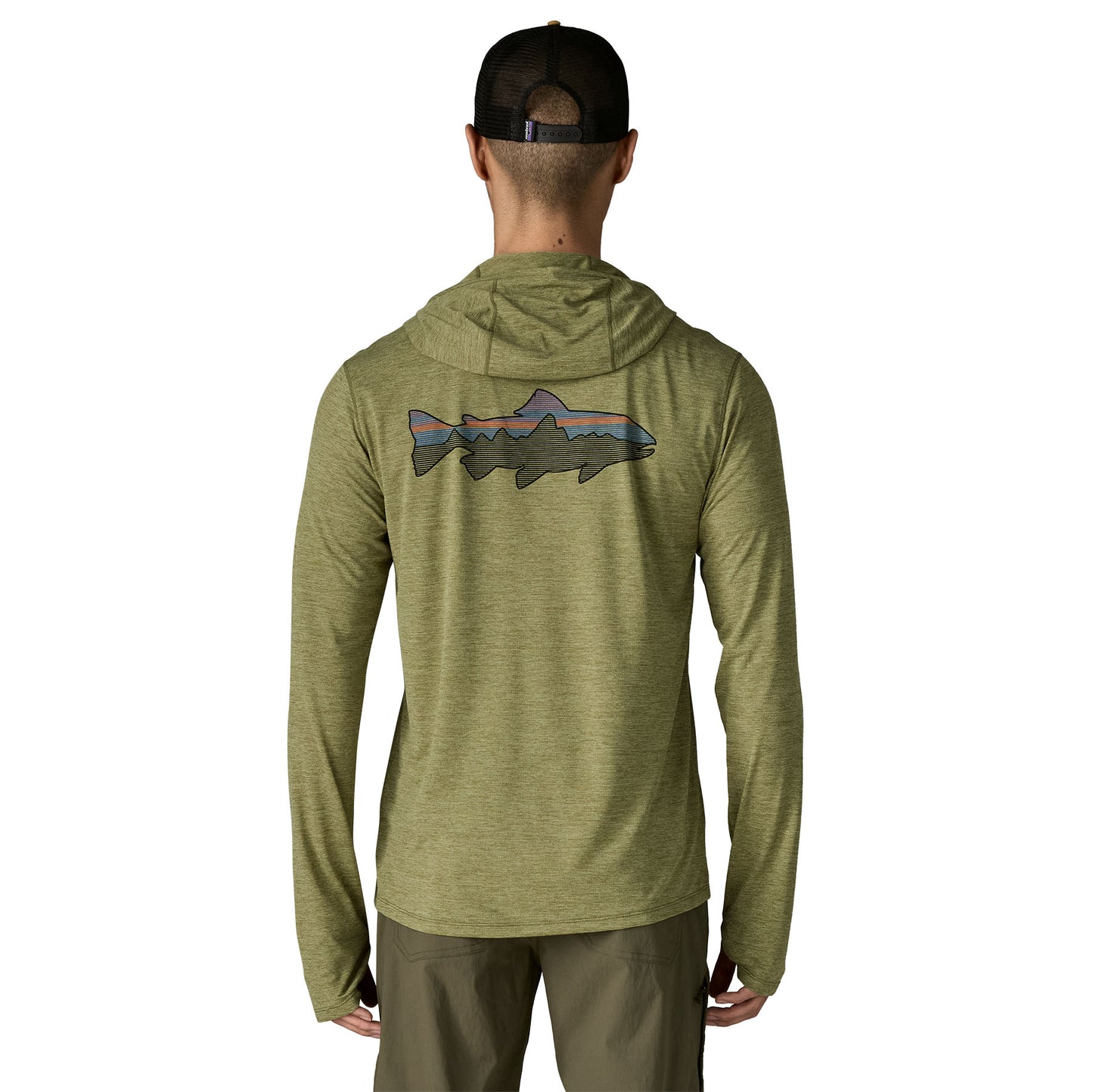 Patagonia Men's Capilene Cool Sun Hoody - Fitz Roy Trout