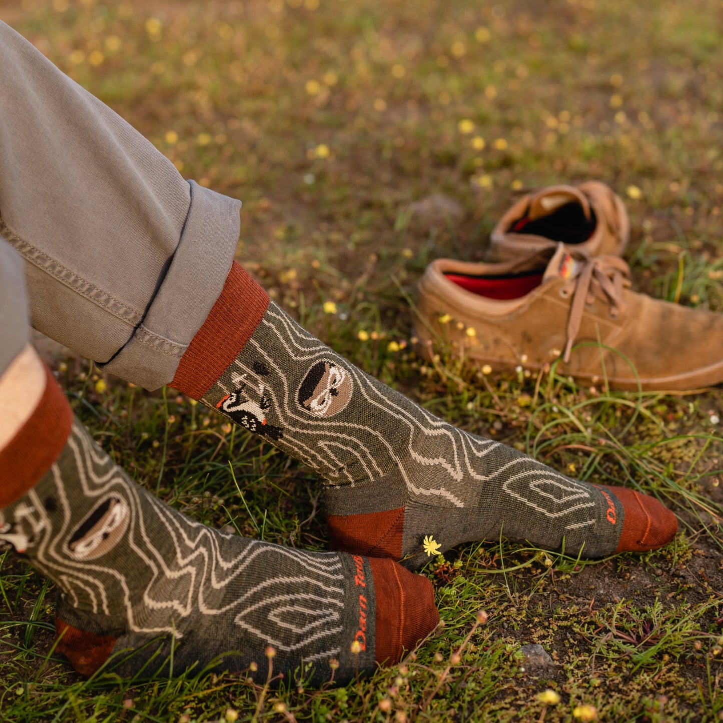 Darn Tough Men's Woody Crew Lightweight Lifestyle Socks