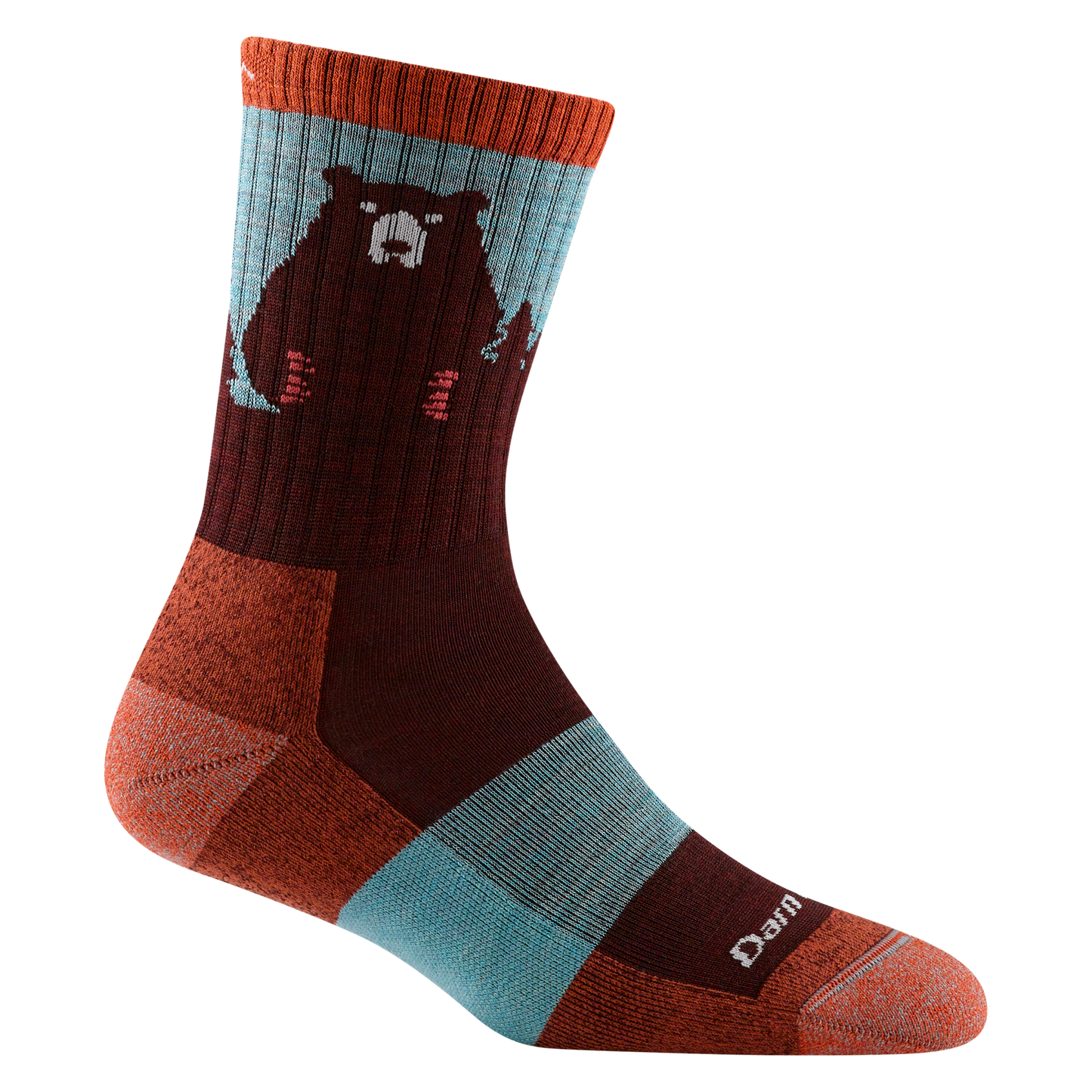 Darn Tough Women's Bear Town Micro Crew Lightweight Hiking Socks