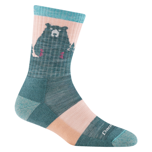 Darn Tough Women's Bear Town Micro Crew Lightweight Hiking Socks