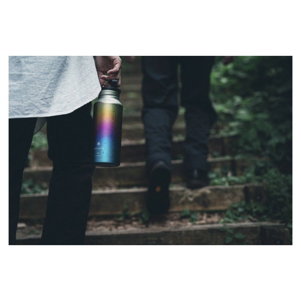 Snow Peak Ti Aurora Bottle 800 Rainbow