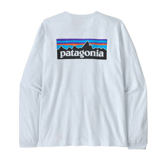 Patagonia Women's Long-Sleeved P-6 Logo Responsibili-Tee