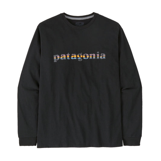 Patagonia Men's Long-Sleeved '73 Text Logo Responsibili-Tee