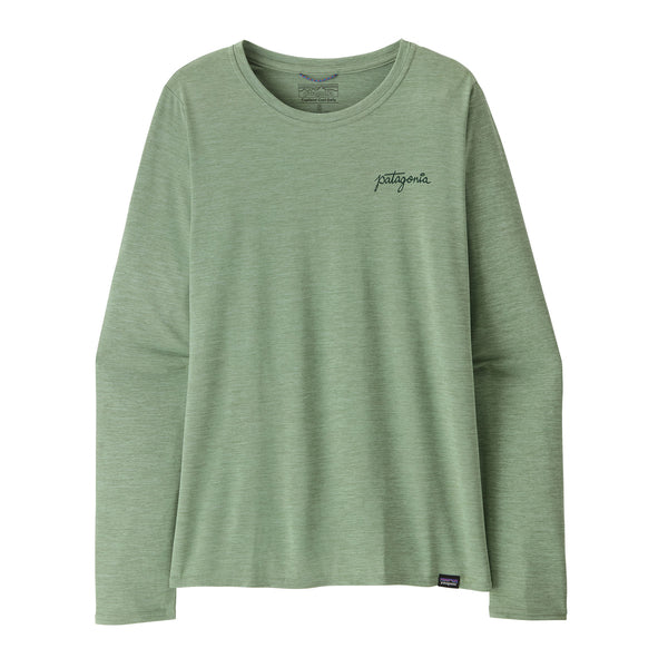Patagonia Women's L/S Cap Cool Daily Graphic Shirt - Waters