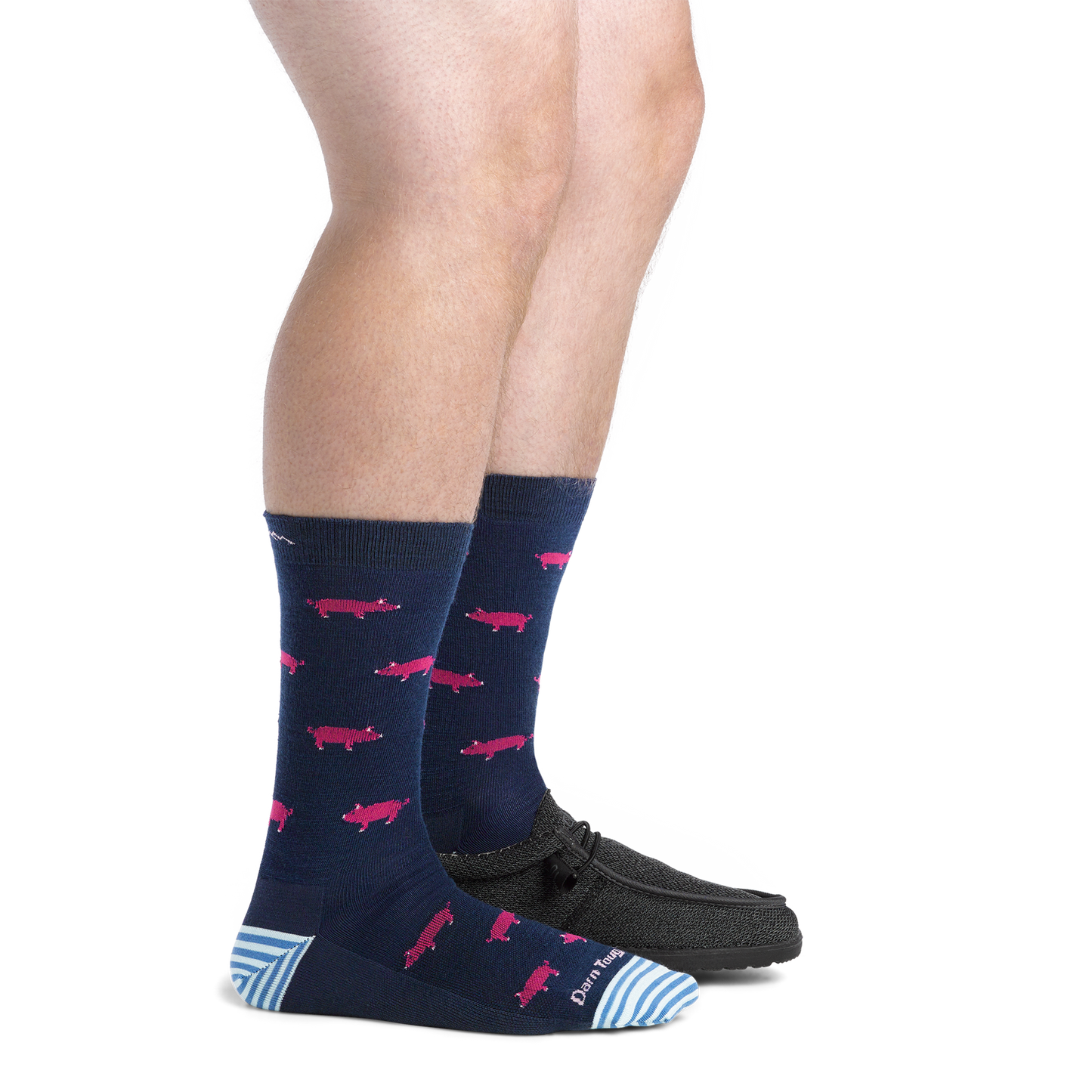 Darn Tough Men's Truffle Hog Crew Lightweight Lifestyle Socks