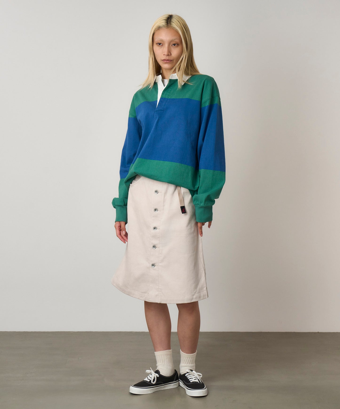 Gramicci Buttoned Down Midi Skirt