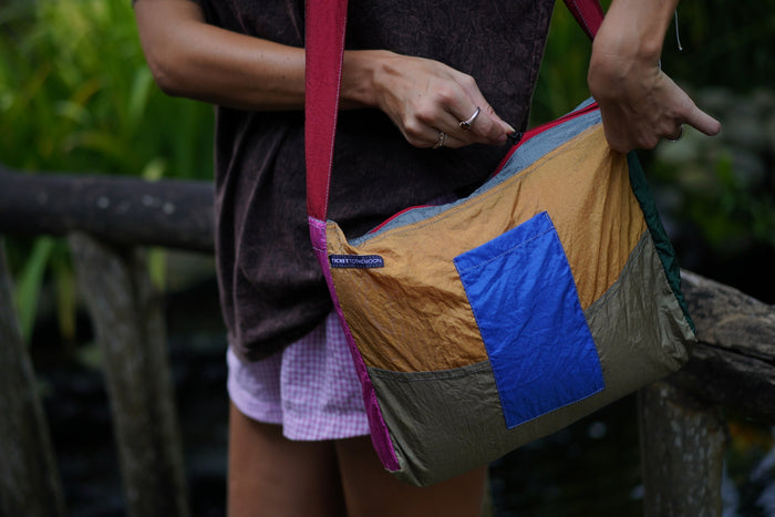 Ticket To The Moon Zipper Bag