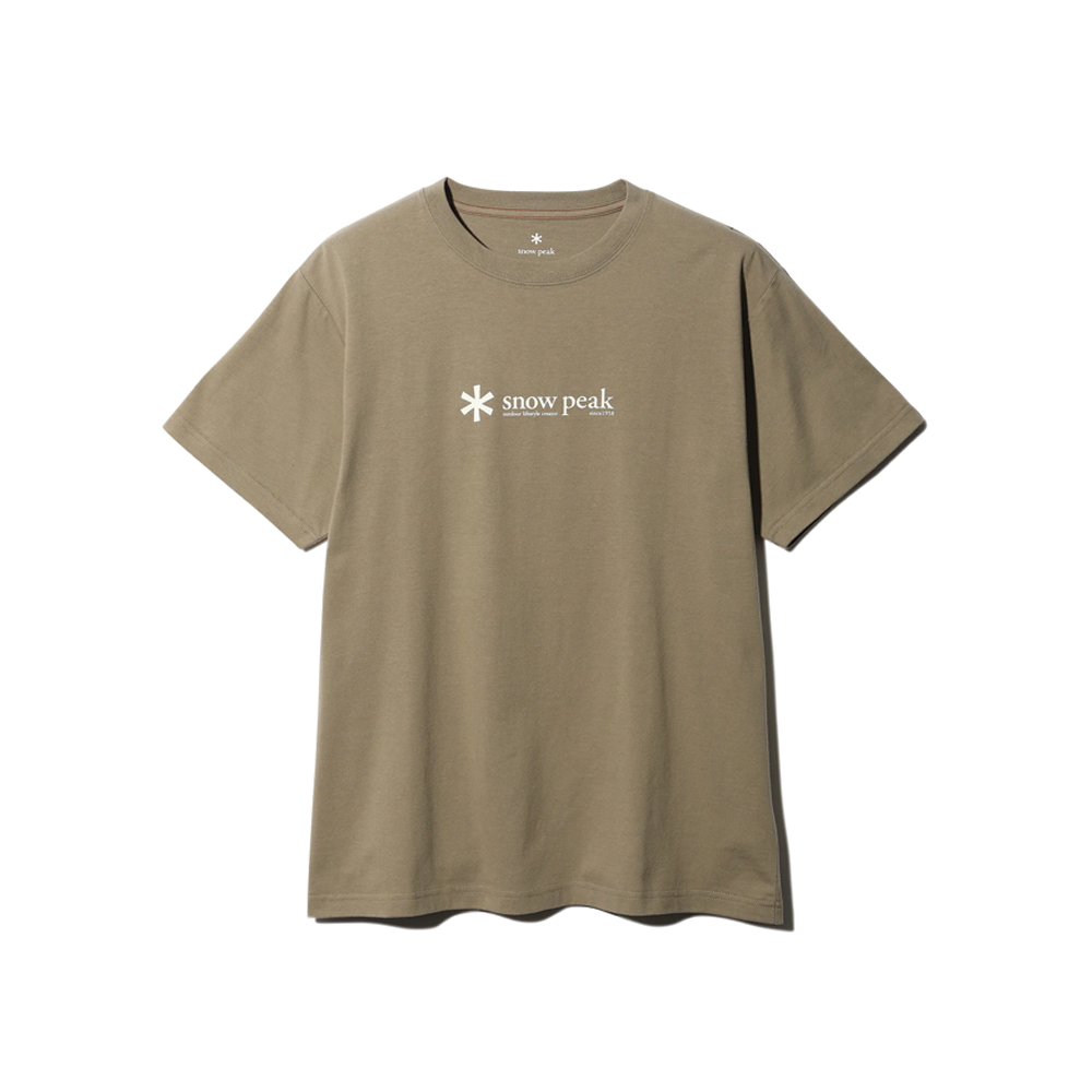 Snow Peak Soft Cotton Logo Short Sleeve T