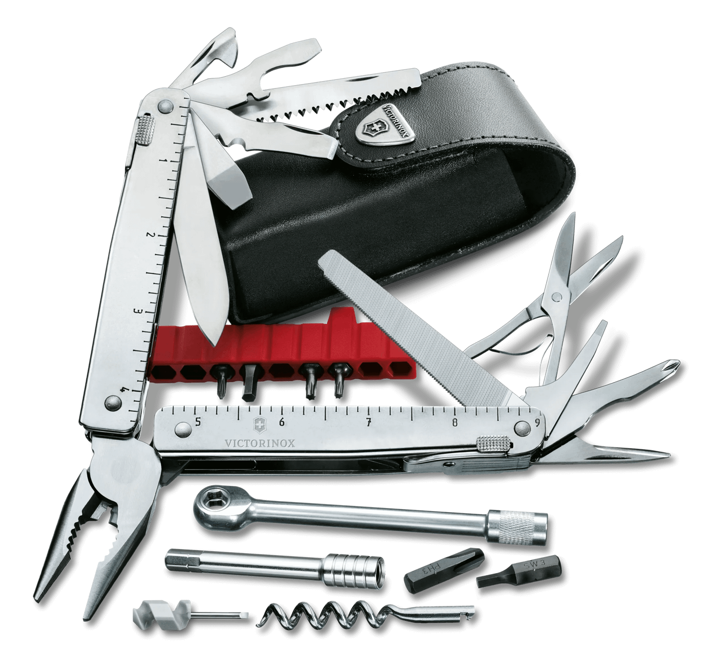 Victorinox Swisstool X Plus Ratchet W Leather 3.0339.L