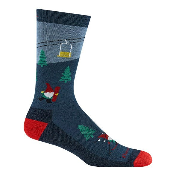 Darn Tough Men's Merino Wool Gnome Patrol Lightweight Crew Life Style Sock Cushion