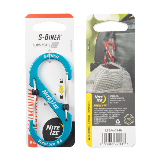 Nite Ize S-Biner Slidelock Aluminium #3 (Blue) LSBA3-03-R6