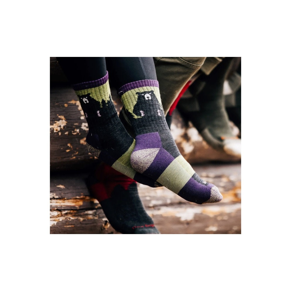 Darn Tough Women's Bear Town Micro Crew Lightweight Hiking Socks
