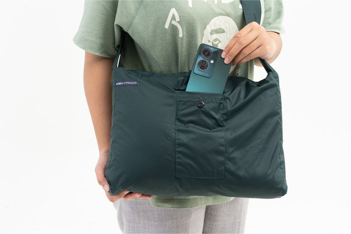 Ticket To The Moon Zipper Bag (Water Resistant)